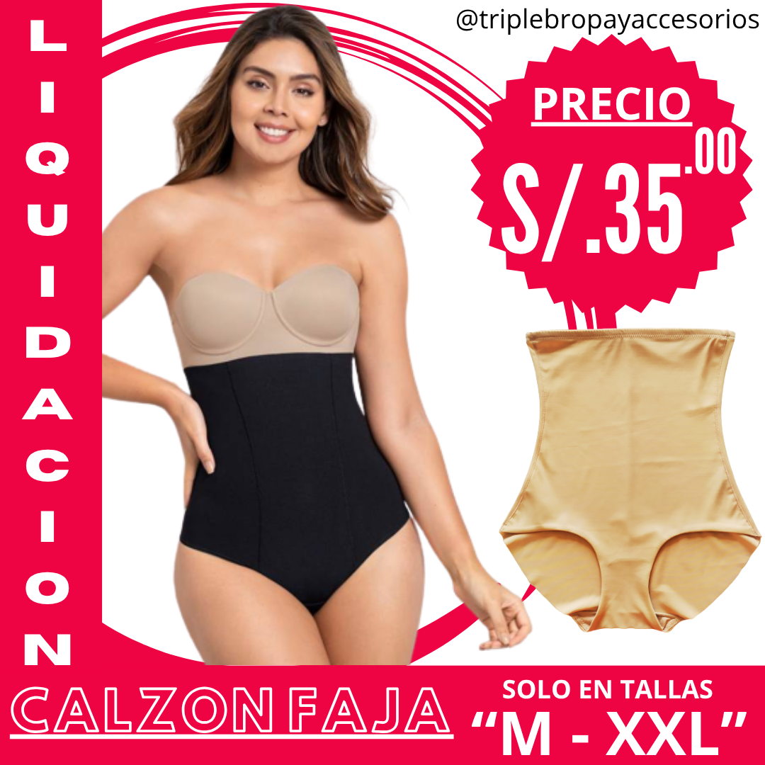 LIQUIDACION "CALZON FAJA" solo tallas M - XXL