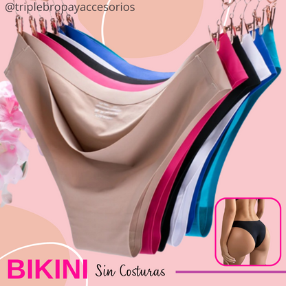 (PACK x 3 und) ROPA INTERIOR SIN COSTURAS "BIKINI" 𝗘𝗡𝗩𝗜𝗢 𝗚𝗥𝗔𝗧𝗜𝗦 a todo 🇵🇪