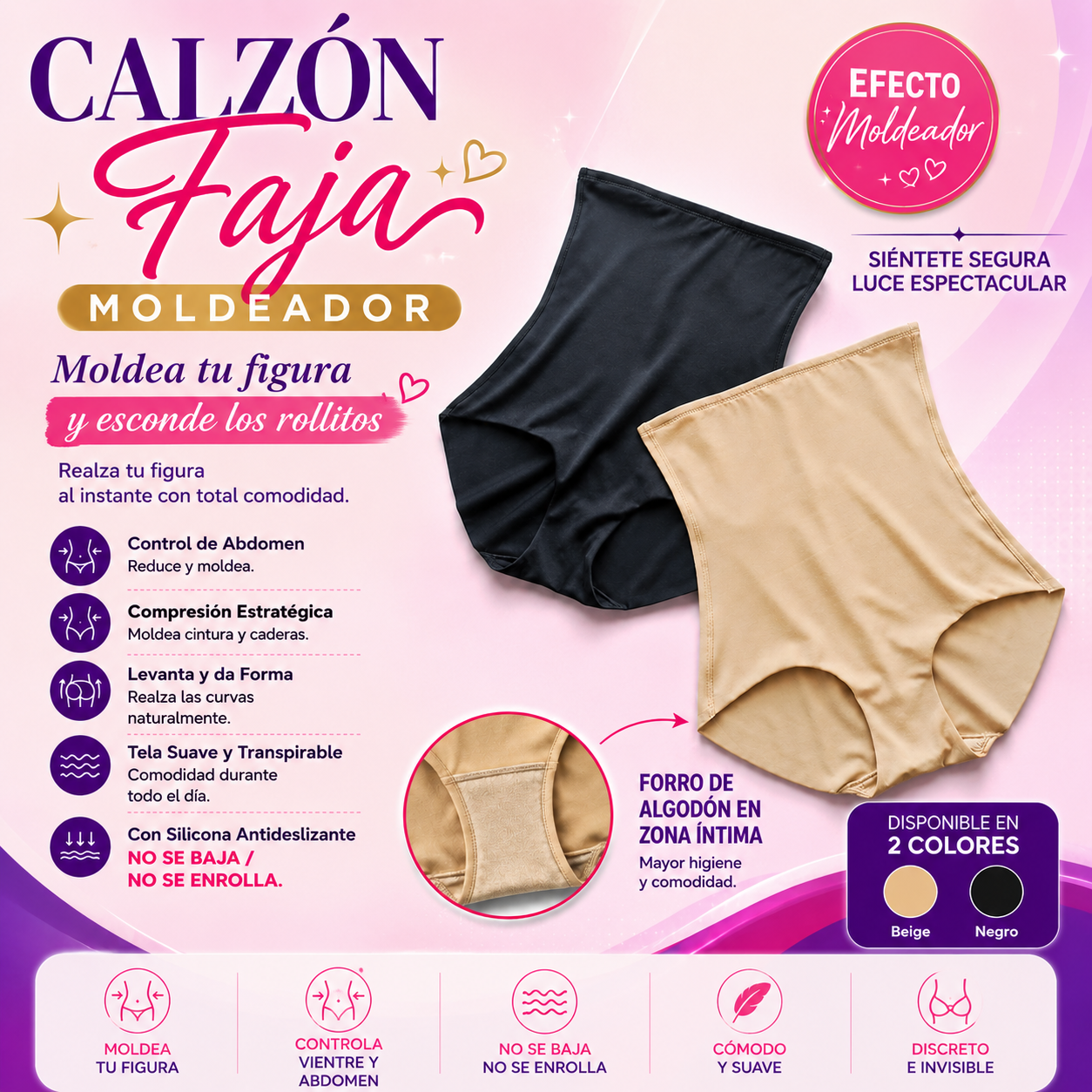 Calzon Faja Moldeadora 𝗘𝗡𝗩𝗜𝗢 𝗚𝗥𝗔𝗧𝗜𝗦 a todo el 𝗣𝗘𝗥𝗨