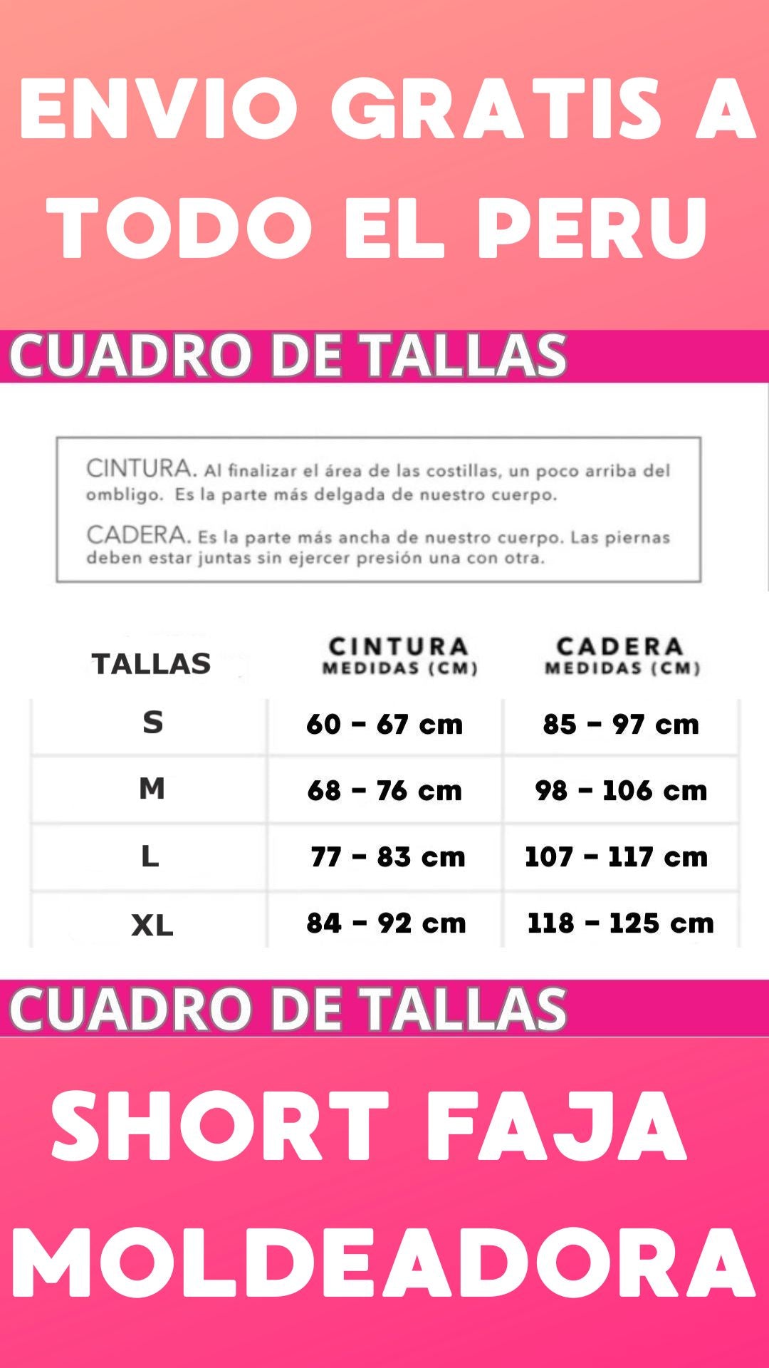 FAJA SHORT BUSTO ABIERTO - 𝗘𝗡𝗩𝗜𝗢 𝗚𝗥𝗔𝗧𝗜𝗦 a todo el 𝗣𝗘𝗥𝗨