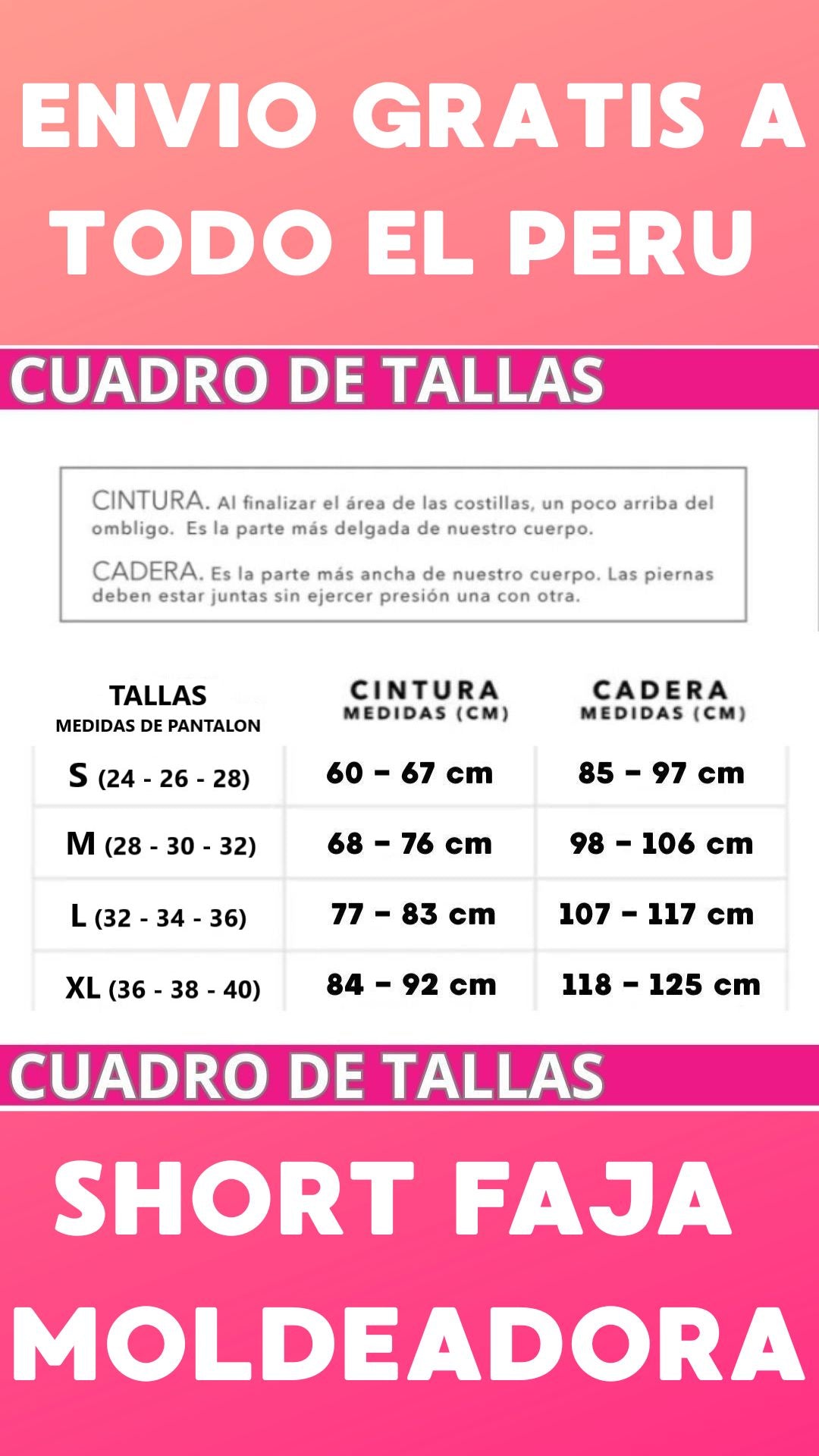FAJA SHORT BUSTO ABIERTO - 𝗘𝗡𝗩𝗜𝗢 𝗚𝗥𝗔𝗧𝗜𝗦 a todo el 𝗣𝗘𝗥𝗨