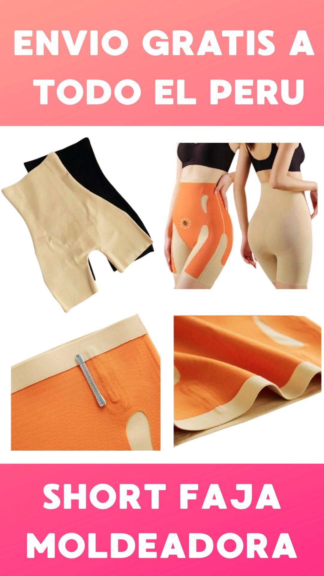 SHORT FAJA Moldeadora "INVISIBLE" ALTA COMPRESION 𝗘𝗡𝗩𝗜𝗢 𝗚𝗥𝗔𝗧𝗜𝗦 a todo el 𝗣𝗘𝗥𝗨
