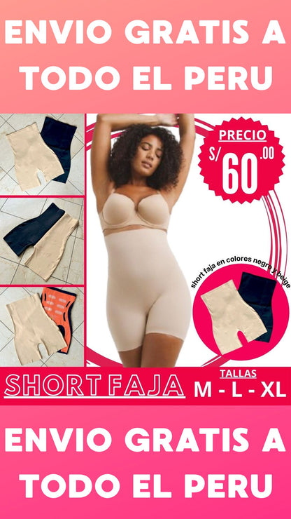 SHORT FAJA Moldeadora "INVISIBLE" 𝗘𝗡𝗩𝗜𝗢 𝗚𝗥𝗔𝗧𝗜𝗦 a todo 🇵🇪