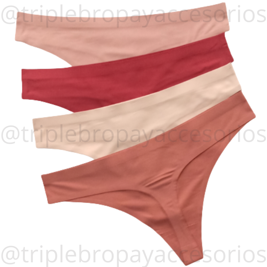 Pack 3 und. ROPA INTERIOR SIN COSTURAS "SEMIHILO"