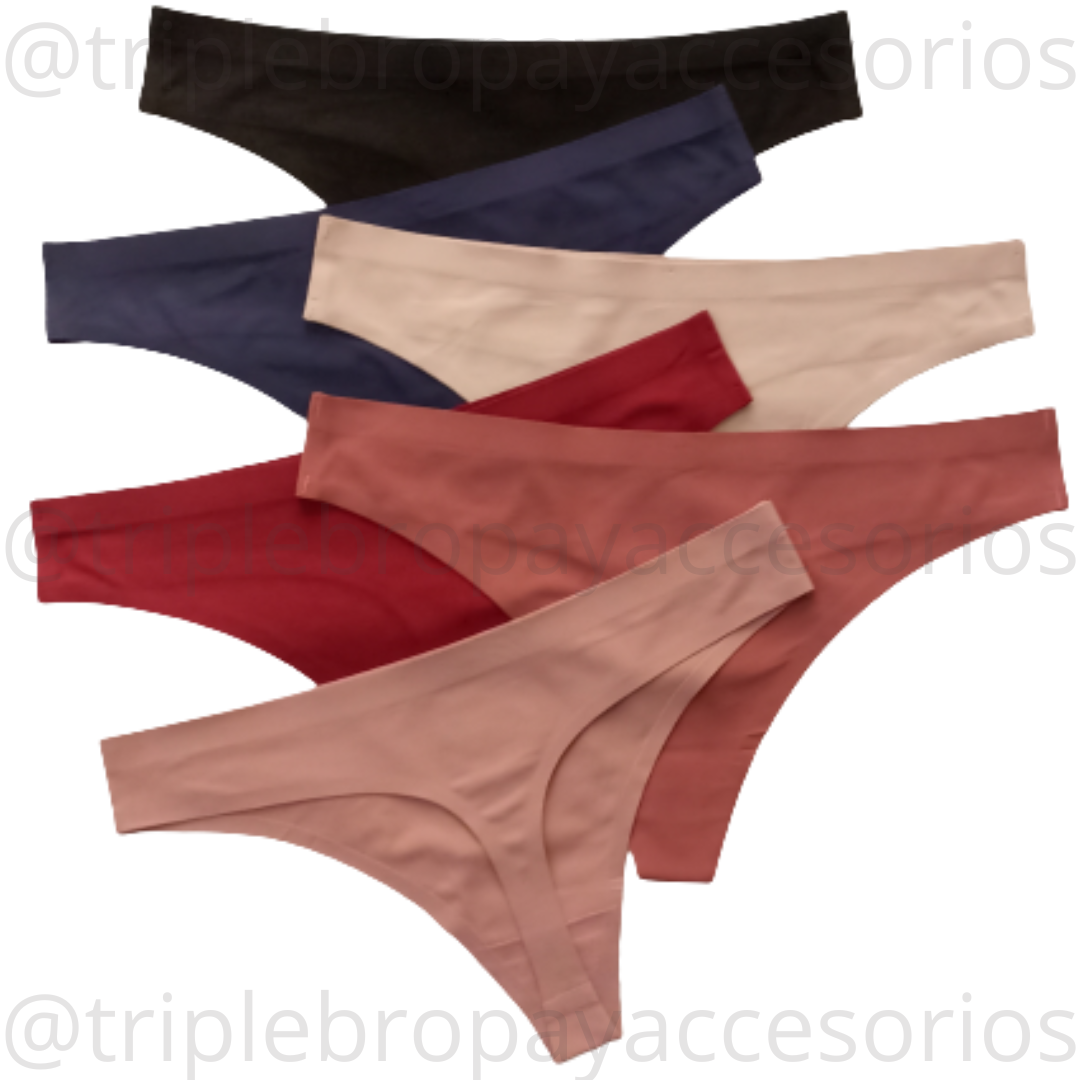 Pack 3 und. ROPA INTERIOR SIN COSTURAS "SEMIHILO"